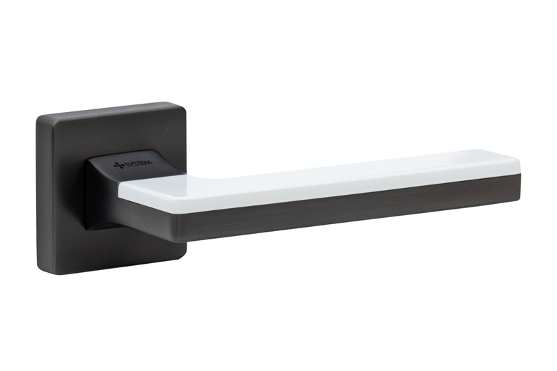 Фурнитура для дверей Ручка System LARISSA SQ BBN/BBN/AL7