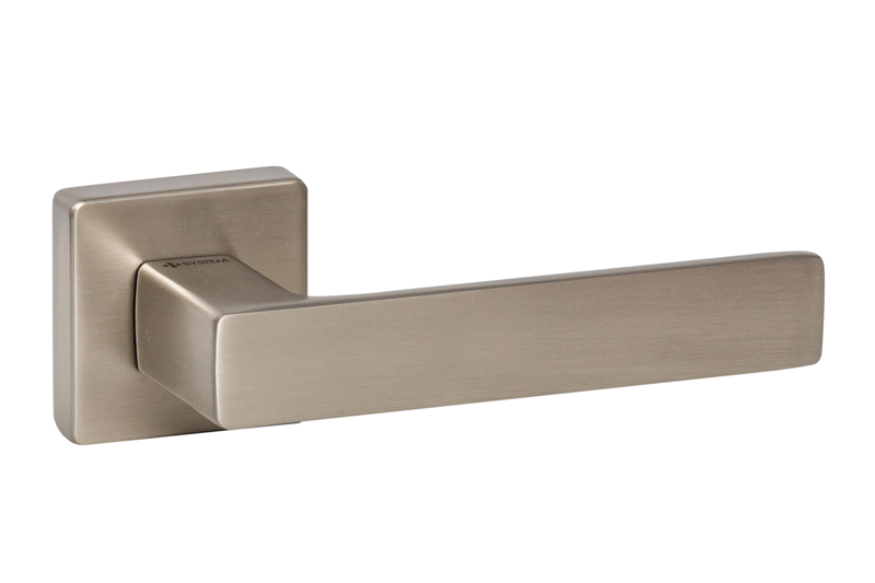 Фурнитура для дверей Ручка System FOSIL SQ NBM матовый никель