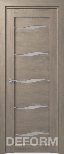 Межкомнатные двери DEFORM D1 цвет Дуб шале седой