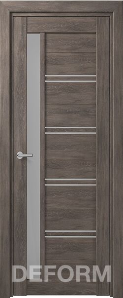 Межкомнатные двери DEFORM D19 цвет Дуб шале графит