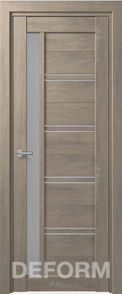 Межкомнатные двери DEFORM D19 цвет Дуб шале седой