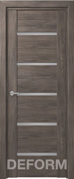 Межкомнатные двери DEFORM D11 цвет Дуб шале графит
