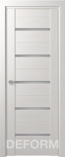 Межкомнатные двери DEFORM D11 цвет Дуб шале снежный