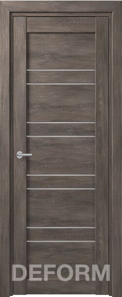 Межкомнатные двери DEFORM D15 цвет Дуб шале графит