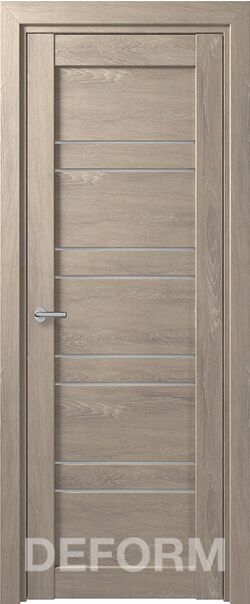 Межкомнатные двери DEFORM D15 цвет Дуб шале седой