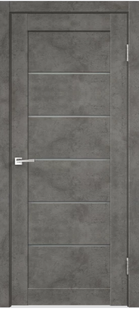 Межкомнатные двери VellDoris LOFT 1 Бетон темно-серый