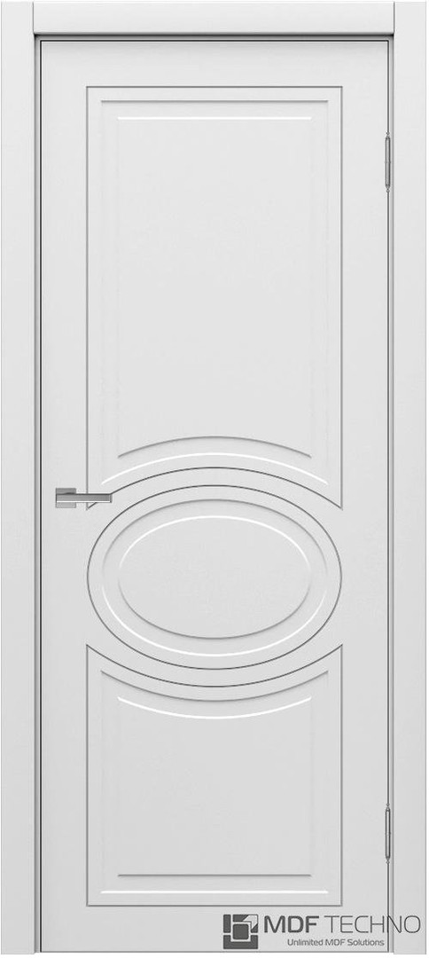 Межкомнатные двери Мдф-Техно Dominika 425 Дуб аляска белый