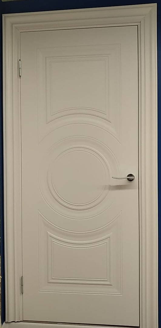 Межкомнатные двери Мдф-Техно Dominika 425 Дуб аляска белый