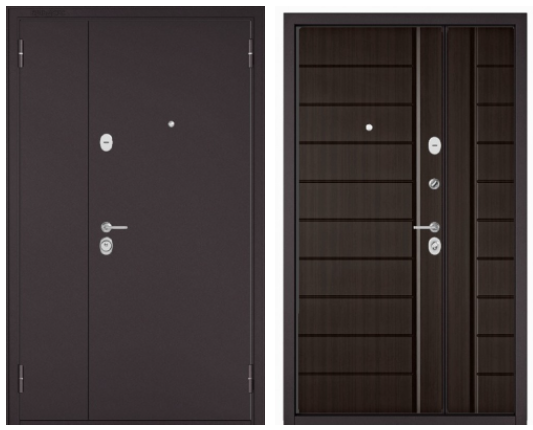 Входные металлические двери MEGA MASS MP-1 двупольная