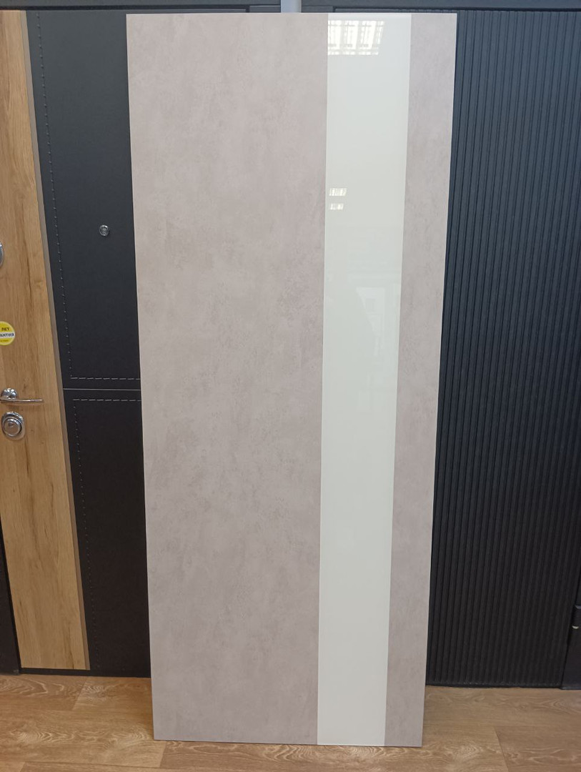 Межкомнатные двери МДФ Техно 905 бетон серый/ 911 бетон графит двухцветная