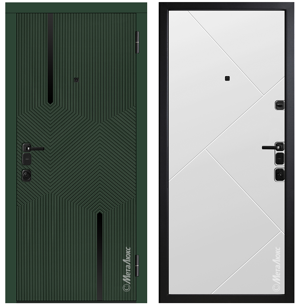 Входные металлические двери Металюкс Milano M1126/62 E