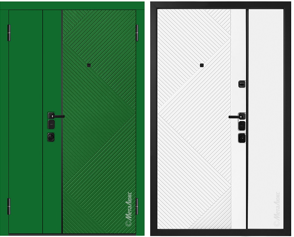 Входные металлические двери Металюкс Milano M1552/27 E