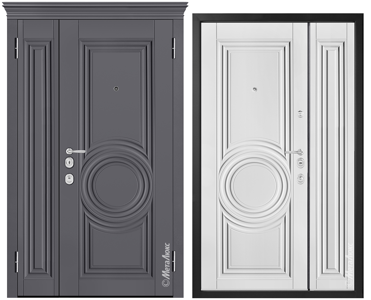Входные металлические двери Металюкс Milano M1578/5 E