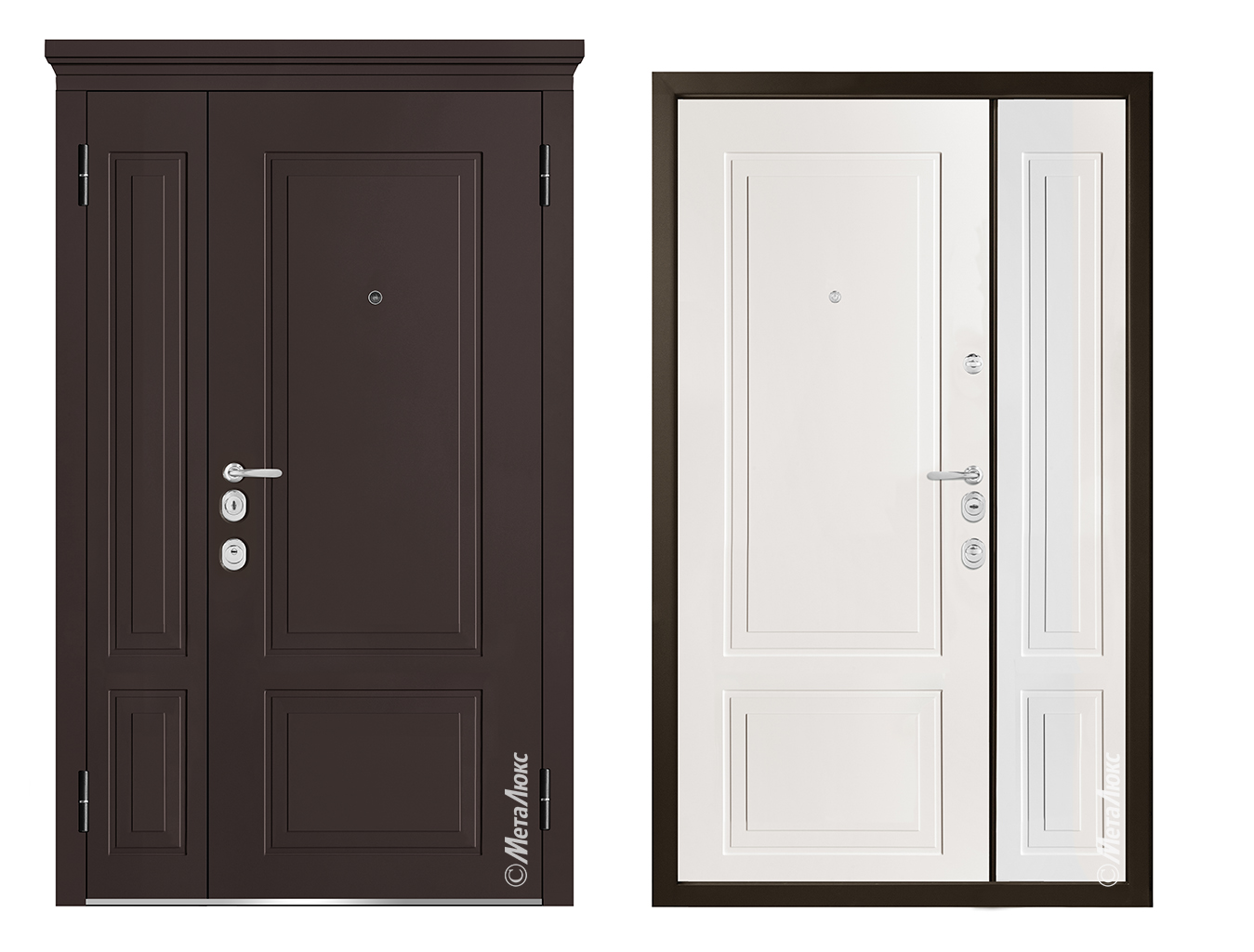 Входные металлические двери Металюкс Milano M1513/1 E