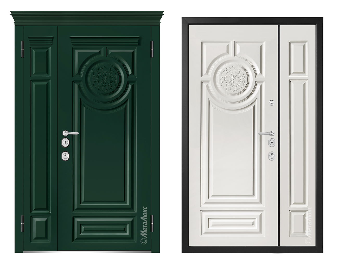 Входные металлические двери Металюкс Milano M1508/29 E