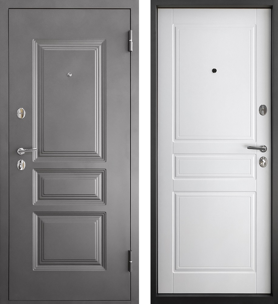 Входные металлические двери Промет Марс 6 КЛАССИКА Ясень Белый