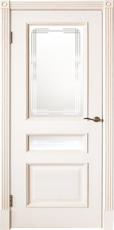 Межкомнатные двери Istok Трио-2 ДО Эмаль