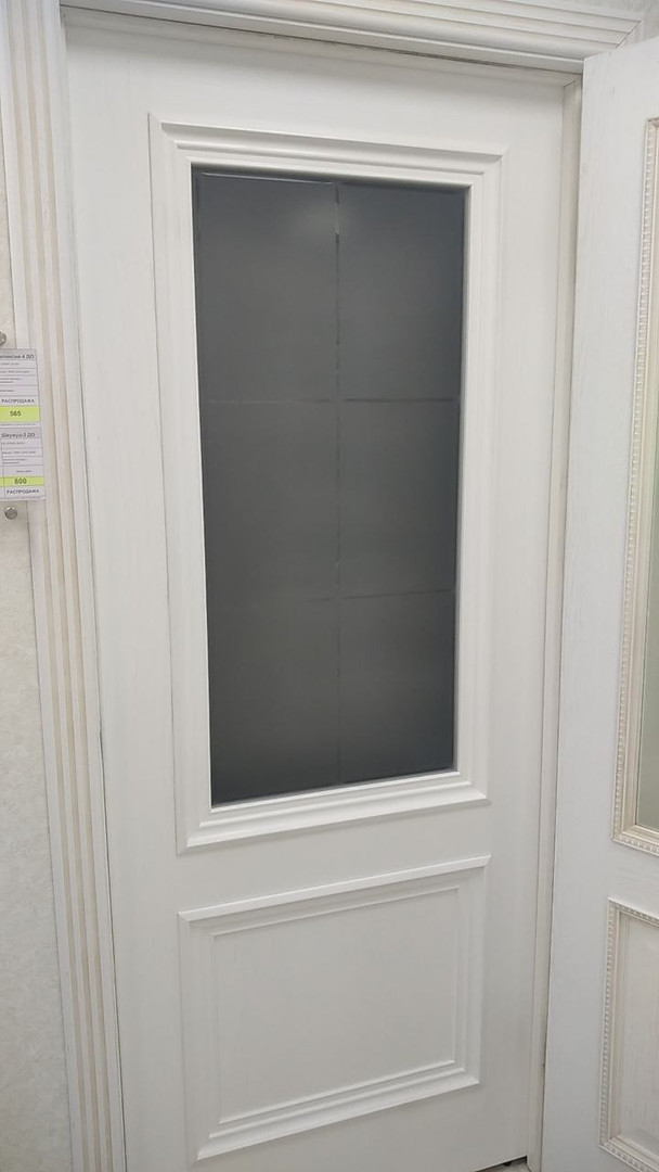 Межкомнатные двери Юркас / Валенсия-4 ДО Эмаль белая