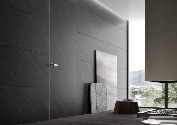 Межкомнатные двери Двери-невидимки Динмар полотно грунтованное под покраску