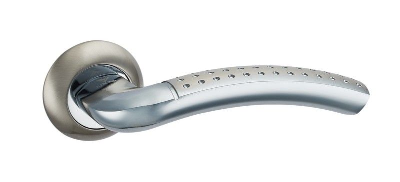 Фурнитура для дверей Ручка Рим SN+PC