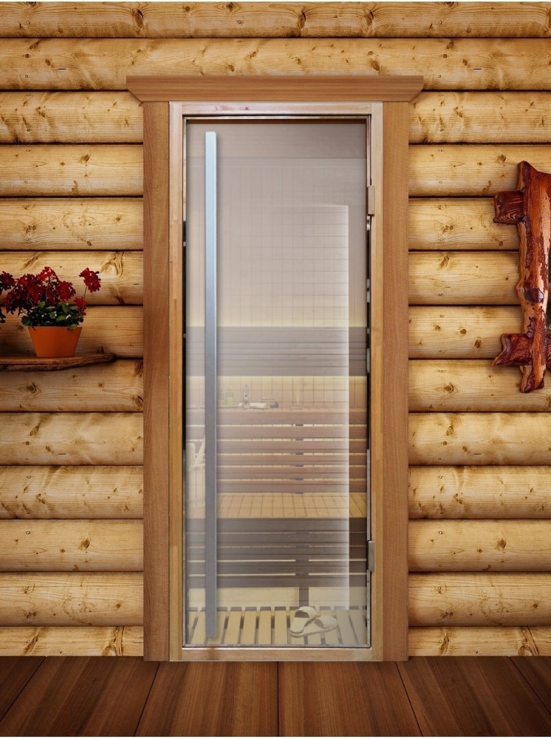 Двери для бани и сауны Престиж Flash Royal Прозрачная