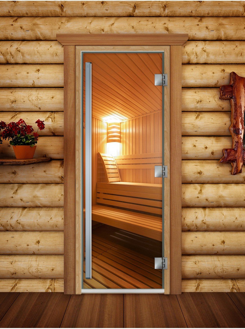 Двери для бани и сауны Престиж Фотопечать А031