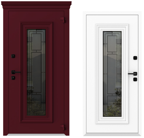 Входные металлические двери Металюкс Boston AG6044