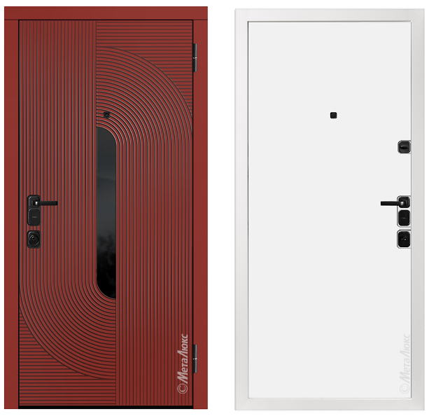 Входные металлические двери Металюкс / Milano M1055/51 E