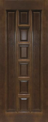 Межкомнатные двери Двери из массива сосны ПМЦ-11 (тёмный лак)