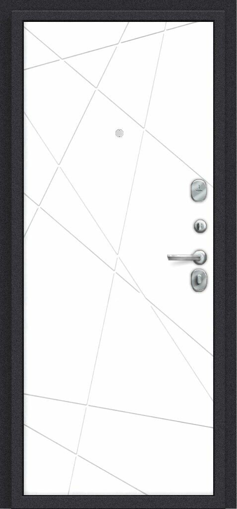 Входные металлические двери Porta R 15.15 Graphite Art/Super White