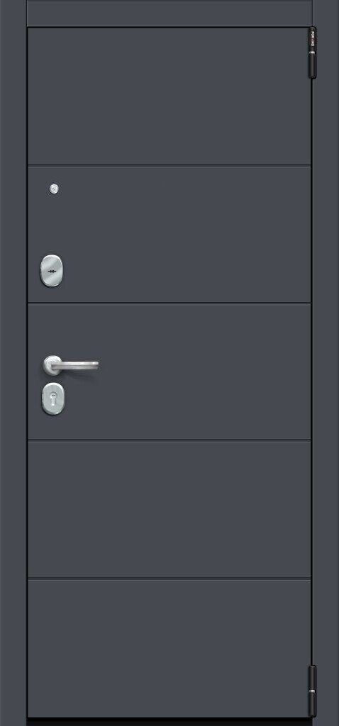 Входные металлические двери Porta R 4.K41 Graphite Art/Alaska