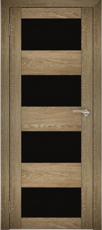 Межкомнатные двери АМАТИ 02 черное стекло