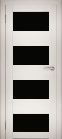 Межкомнатные двери АМАТИ 02 черное стекло