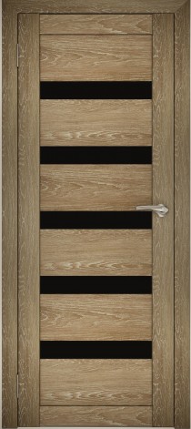 Межкомнатные двери АМАТИ 03 черное стекло