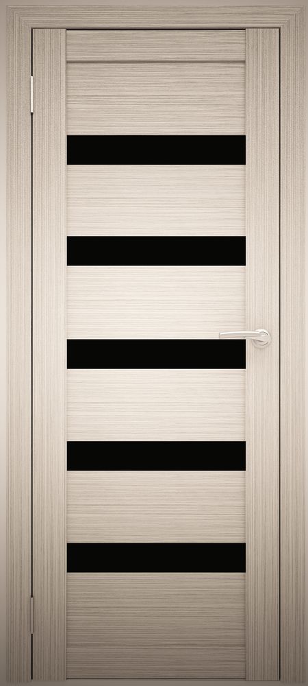 Межкомнатные двери АМАТИ 03 черное стекло