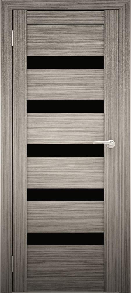 Межкомнатные двери АМАТИ 03 черное стекло