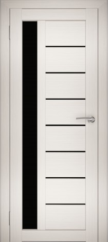 Межкомнатные двери АМАТИ 04 черное стекло