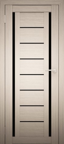 Межкомнатные двери АМАТИ 06 черное стекло