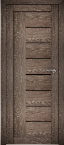 Межкомнатные двери АМАТИ 07 черное стекло