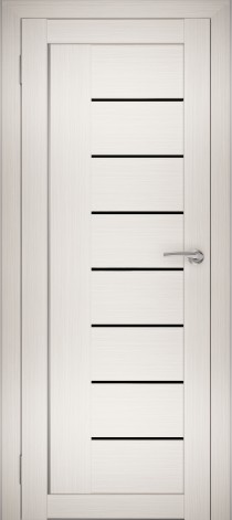 Межкомнатные двери АМАТИ 07 черное стекло