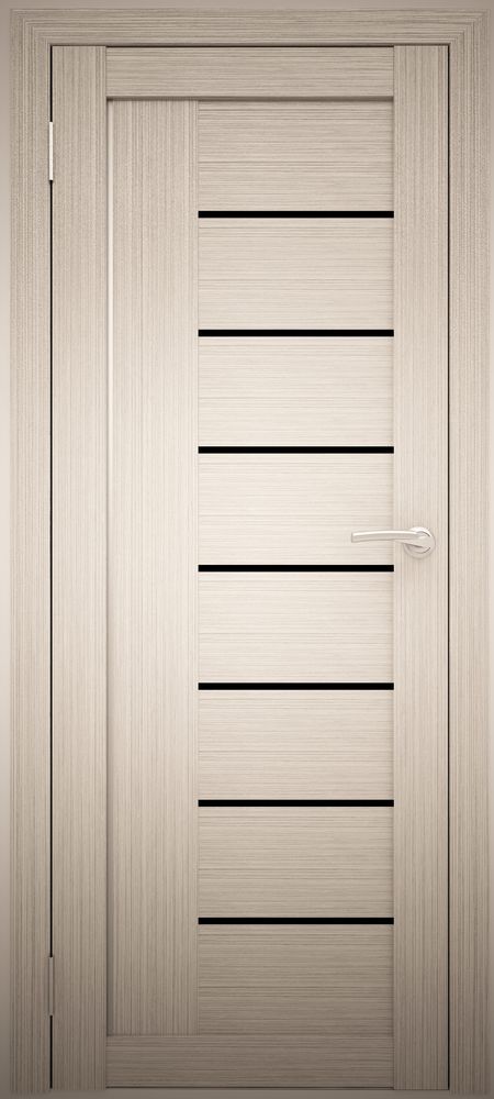 Межкомнатные двери АМАТИ 07 черное стекло