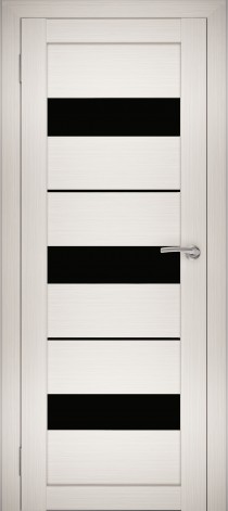 Межкомнатные двери АМАТИ 12 черное стекло