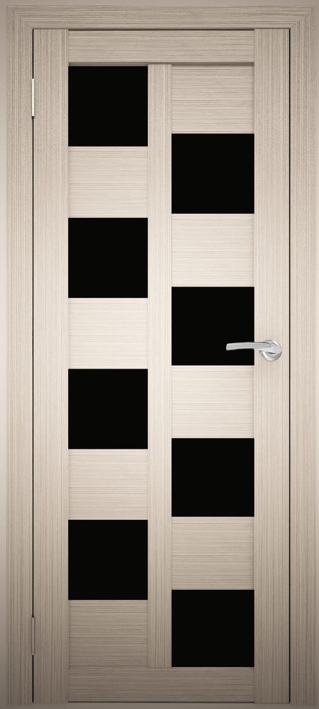 Межкомнатные двери АМАТИ 13 черное стекло