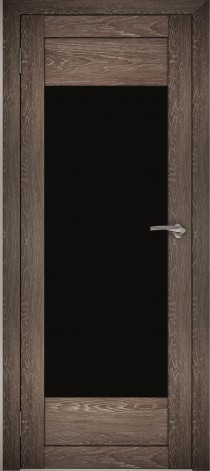 Межкомнатные двери АМАТИ 14 черное стекло