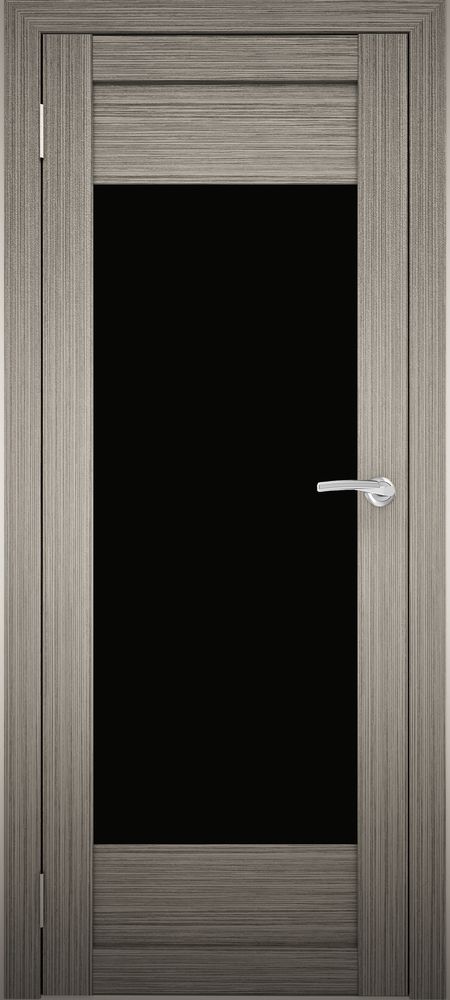 Межкомнатные двери АМАТИ 14 черное стекло