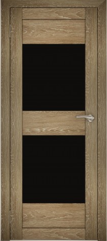 Межкомнатные двери АМАТИ 15 черное стекло