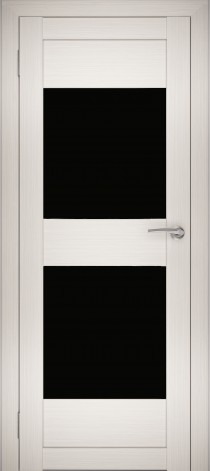 Межкомнатные двери АМАТИ 15 черное стекло