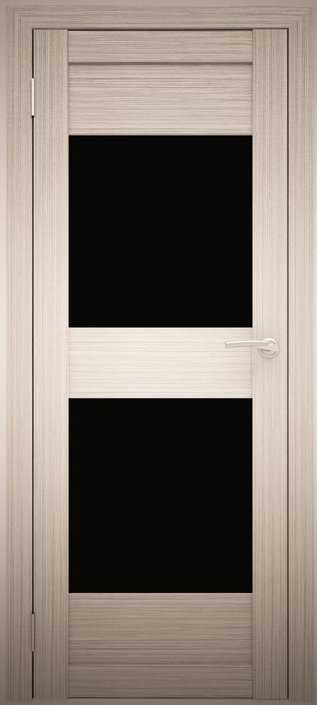 Межкомнатные двери АМАТИ 15 черное стекло