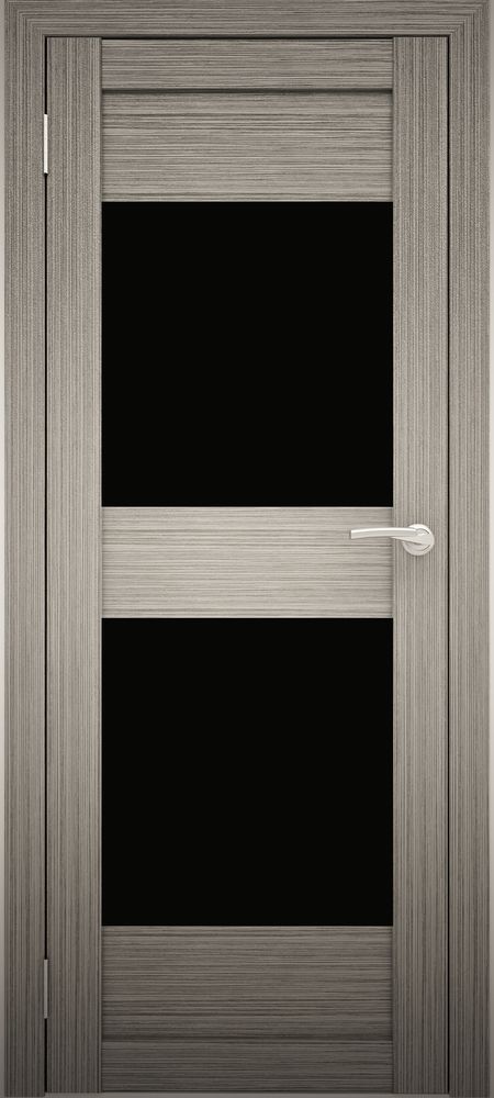 Межкомнатные двери АМАТИ 15 черное стекло