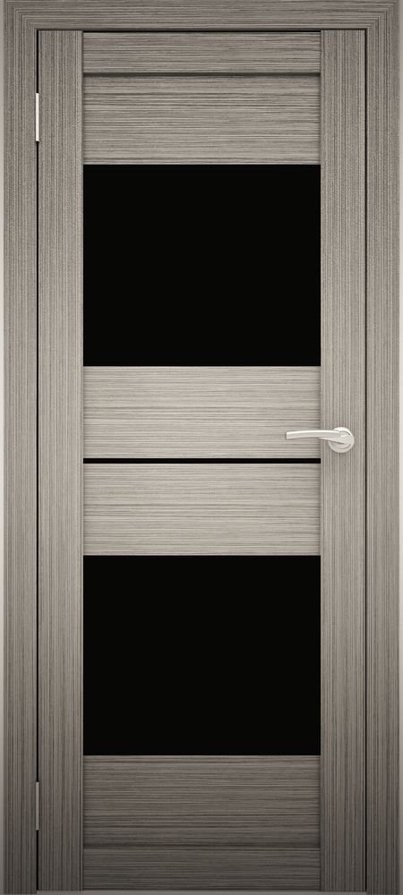 Межкомнатные двери АМАТИ 16 черное стекло